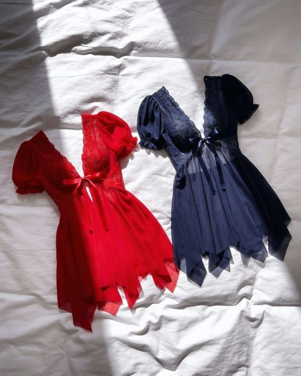 Tease Femme - RED - NAVY